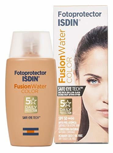 Fotoprotector Isdin Fusion Water Color SPF 50 - Protector solar facial uso