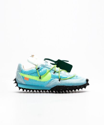 Nike Women's Waffle Racer x Off White Blue, Green & Black ...