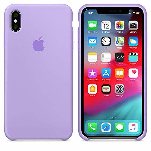 Electrónica Funda Silicona para iPhone X y XS Silicone Case, Textura Suave, Forro