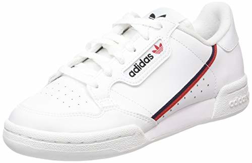 Fashion Adidas Continental 80 J, Zapatillas de Deporte Unisex para Niños, Blanco