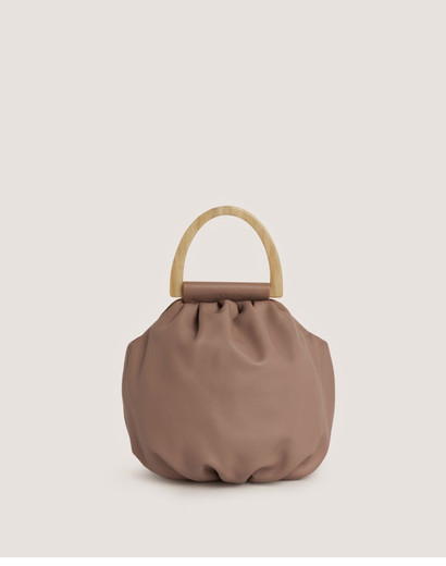 Bolso bola color nude