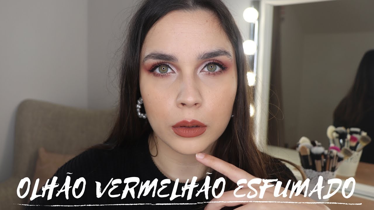 Social Como fazer um esfumado em tons vermelhos