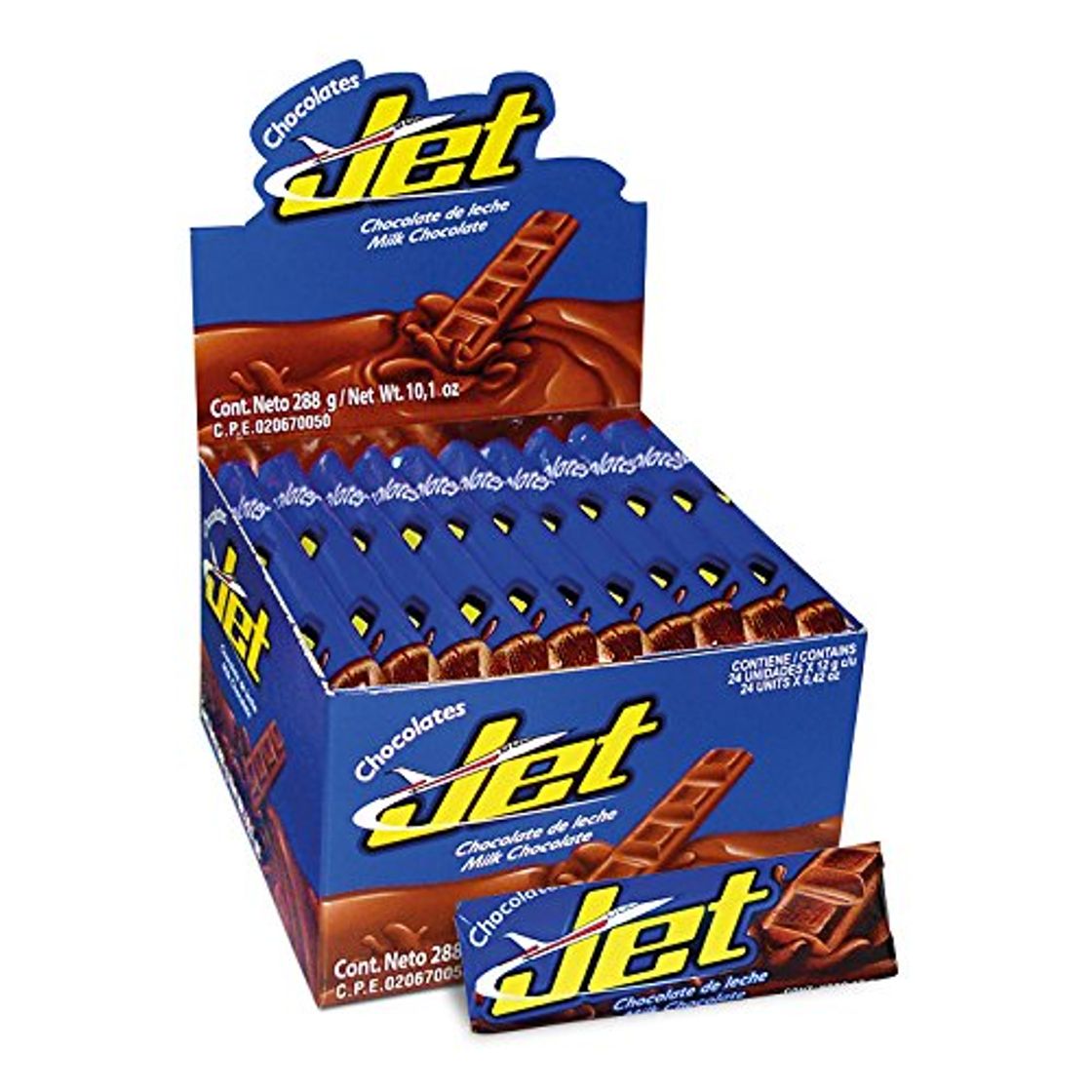 Producto Goya Jet Chocolate con Leche - 24 Chocolatinas jet