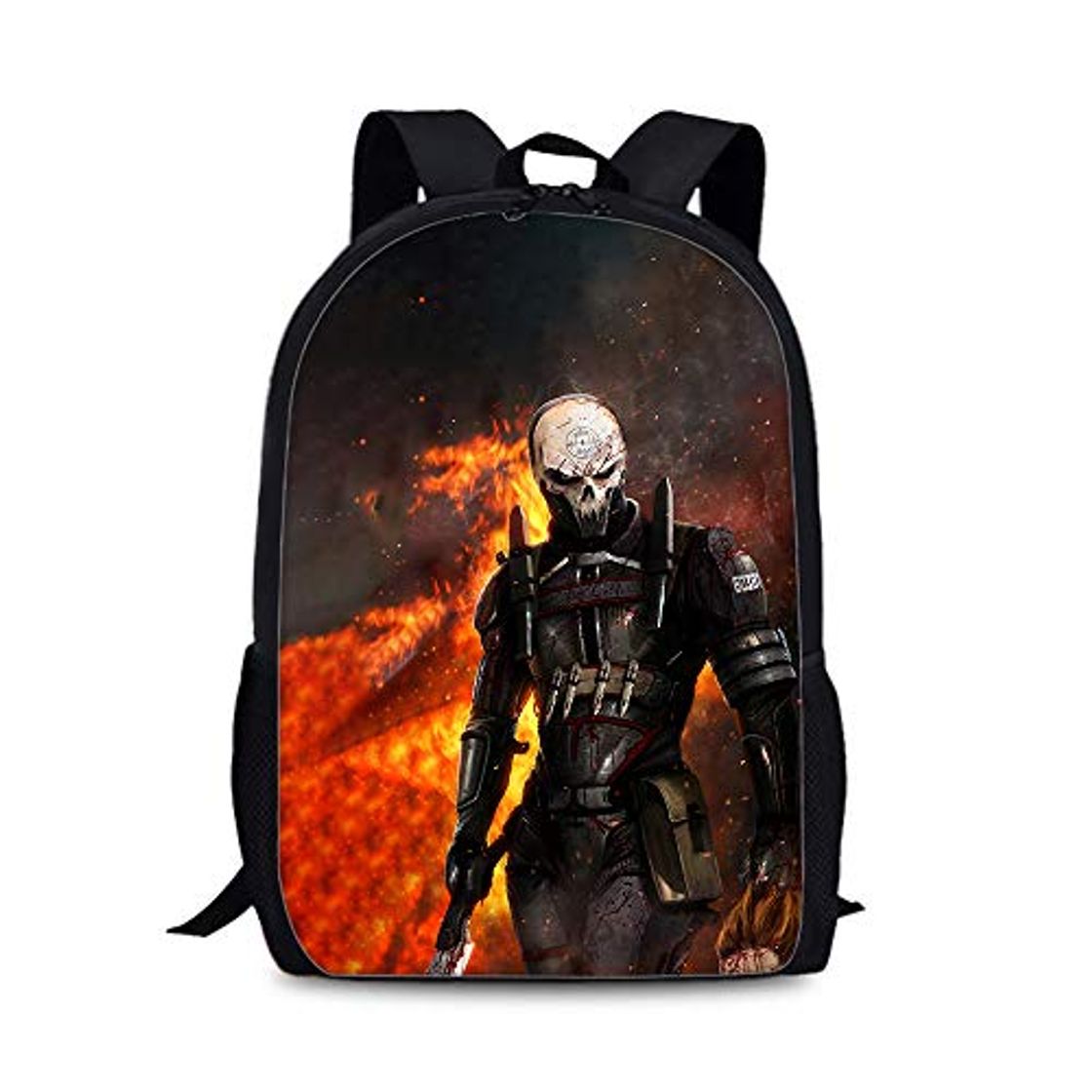 Fashion Free Fire School Bag Personalidad Mochila Ligera Estudiante Salvaje Moda Moda morral Ocio Senderismo Bolso de los Hombres de Dibujos Animados Simple Trekking Mochila Free Fire Mochila Impermeable