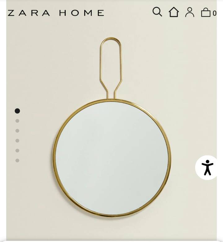 Product Espelho zara home 