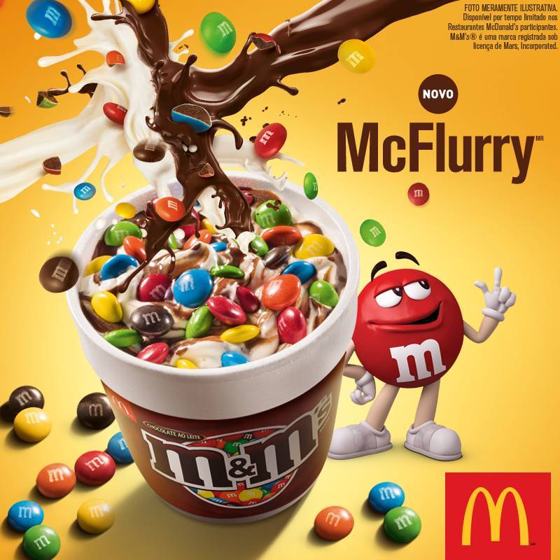 Social McFlurry m&m'S