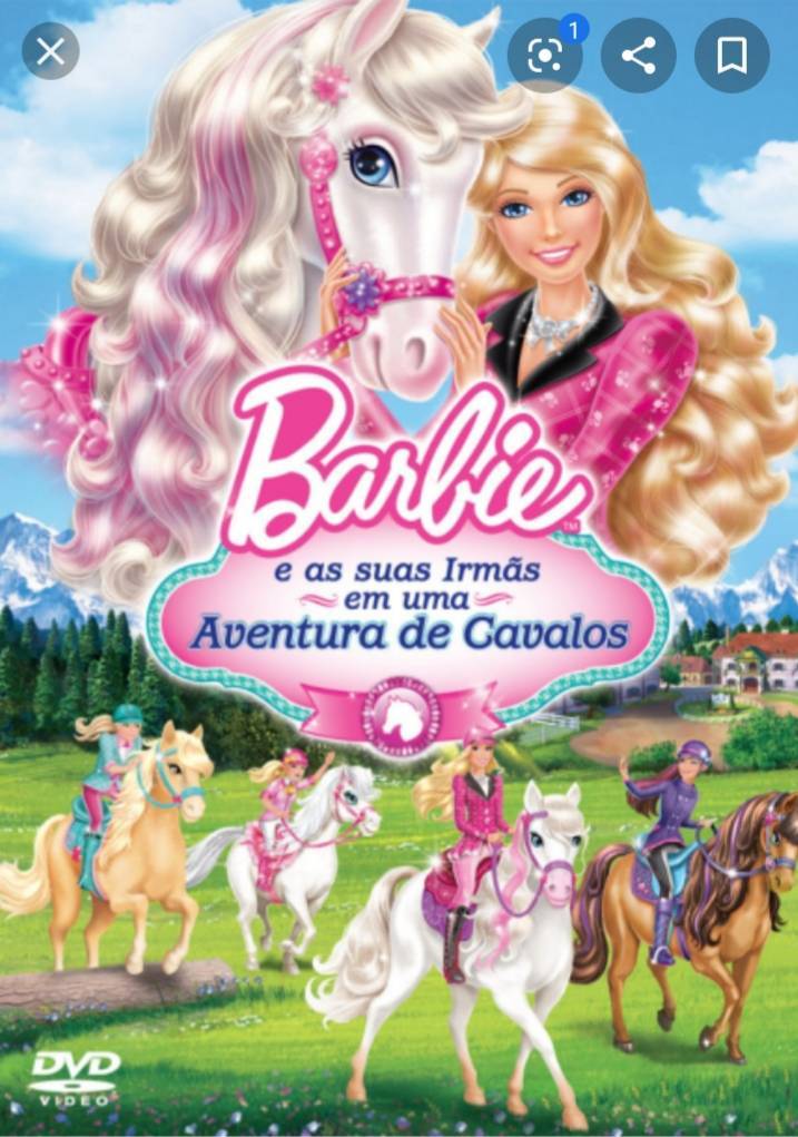 Película Barbie e duas Irmãs em jma aventura de Cavalos