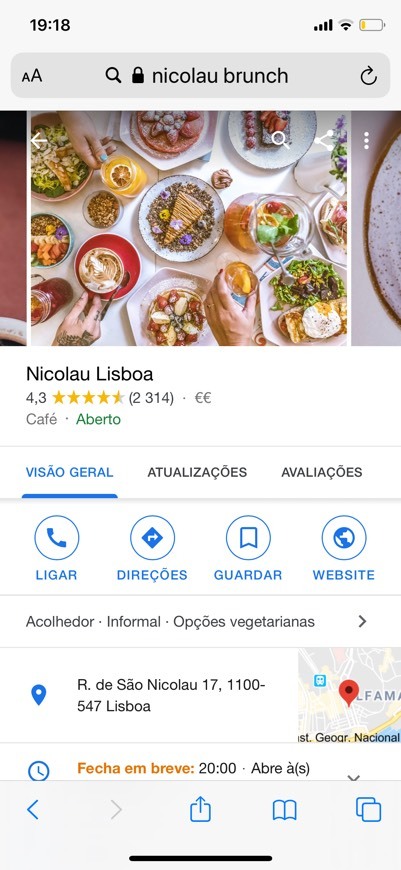 Restaurantes Brunch Nicolau