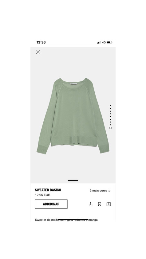 Productos Sweater Zara