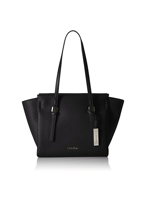 Moda Calvin Klein Marissa Medium Tote, 001, Os, Bolso totes para Mujer, Negro