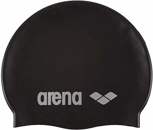 Fitness Arena Classic Gorro de Natación, Unisex Adulto, Negro