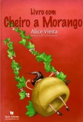 Book Livro com cheiro a morango 