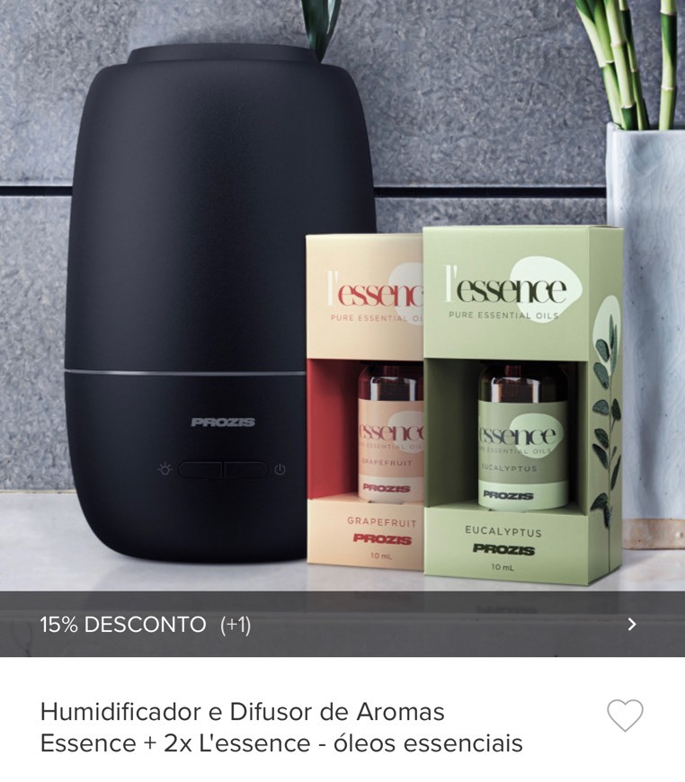 Producto Humidificador e difusor de aromas