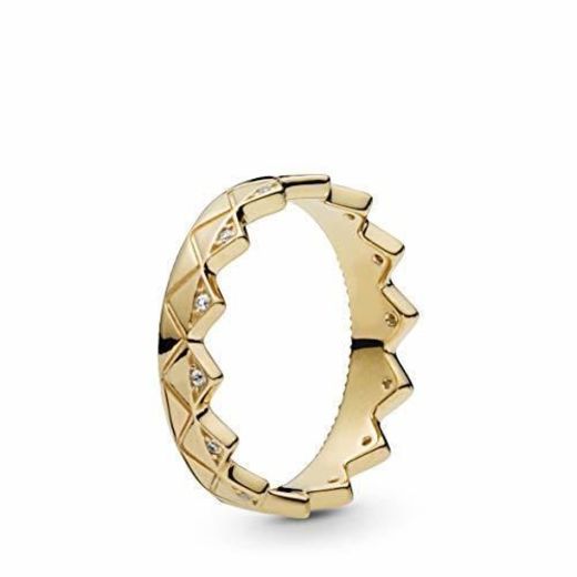 PANDORA Exotic Crown 18k Gold Plated PANDORA Shine Collection Ring