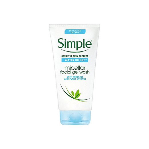 Simple agua Boost Micellar Gel Facial Lavado 148 ml