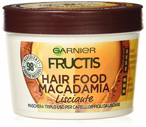 Beauty FRUCTIS Mascarilla Pelo Comida Macadamia Suavizante Jarrón Cuidado de la piel 390