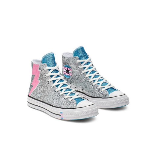 Converse Chuck Taylor CTAS Lift Hi, Zapatillas para Mujer, Blanco