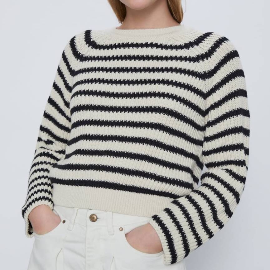 Producto Zara stripped sweater