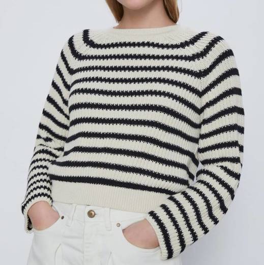 Zara stripped sweater