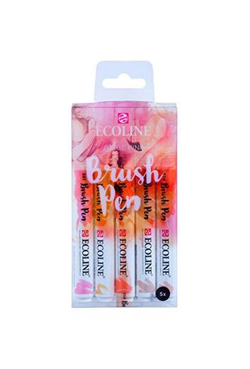 Talens Ecoline 5 brush pens "Beige Pink"