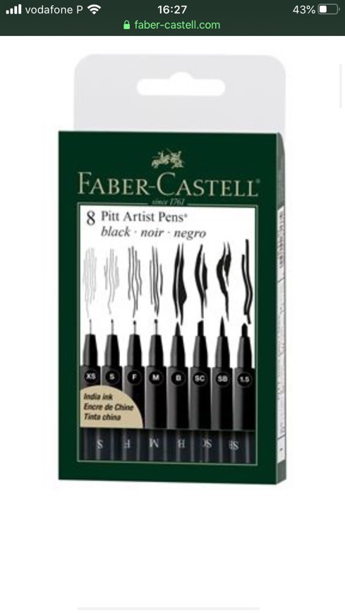 Producto Faber Castell- Pitt Artist Pens 