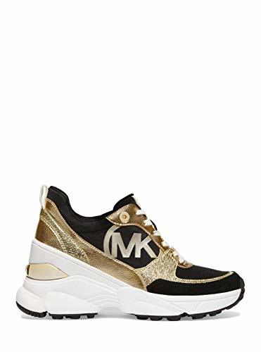 Fashion Michael Kors Deportivas Mickey Trainer con Cuña 43F9MKFP1D Color Negro.