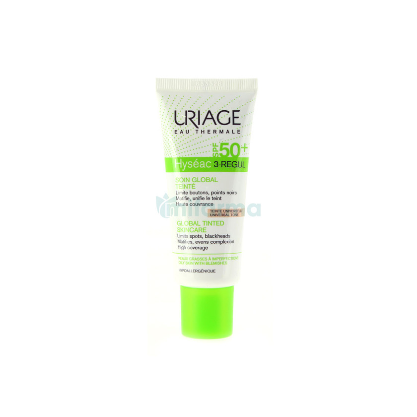 Producto HYSEAC 3-REGUL CUIDADO GLOBAL COLOR PIEL GRASAS SPF50+ URIAG