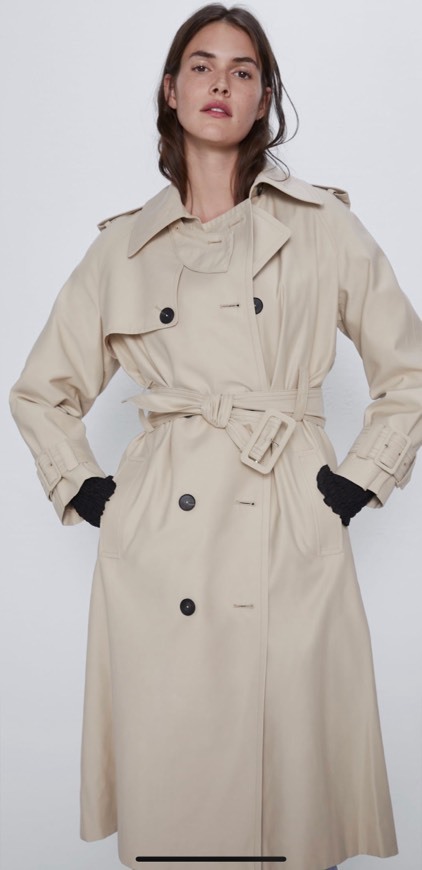 Trench com cinto 