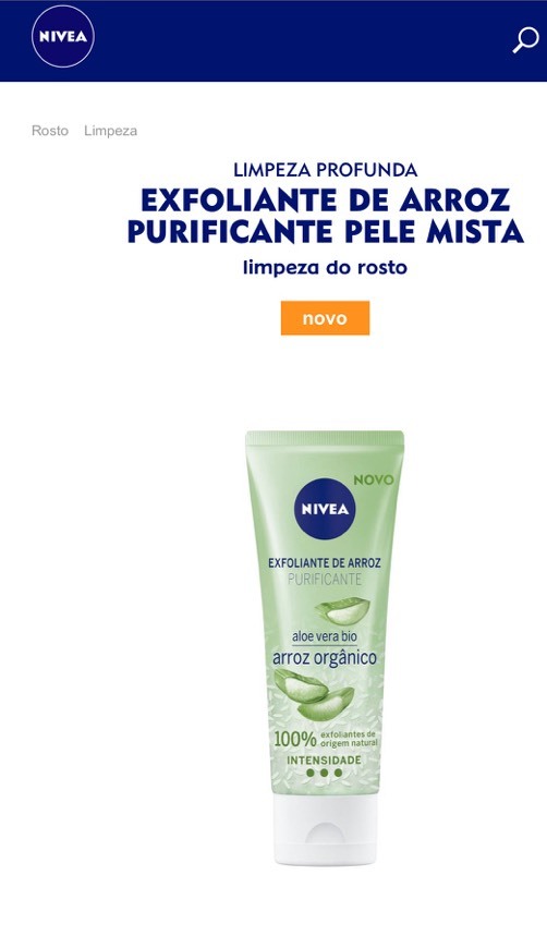 Producto NIVEA-EXFOLIANTE DE ARROZ PURIFICANTE PELE MISTA