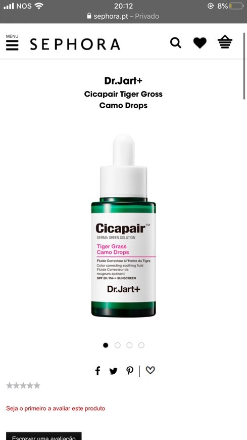 Producto Dr.Jart+
Cicapair Tiger Gross
Camo Drops