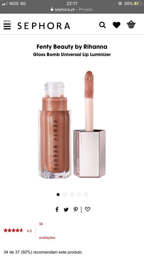 Productos Fenty Beauty by Rihanna-Gloss Bomb Universal Lip Luminizer