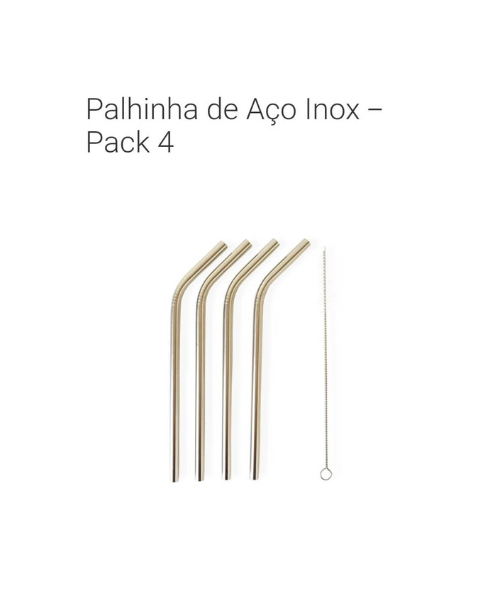 Productos Palhinhas Aço Inoxidável 