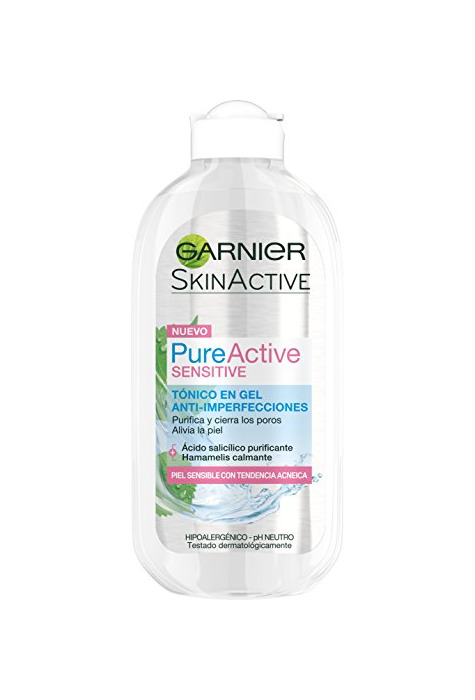 Belleza Garnier PureActive Sensitive Gel Tónico Anti-Imperfecciones