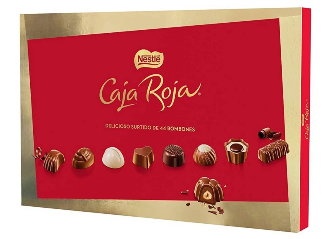 Moda Nestlé Caja Roja Bombones de Chocolate 