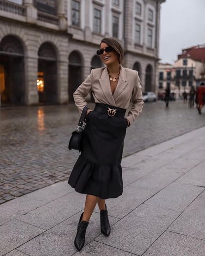 Zara black skirt