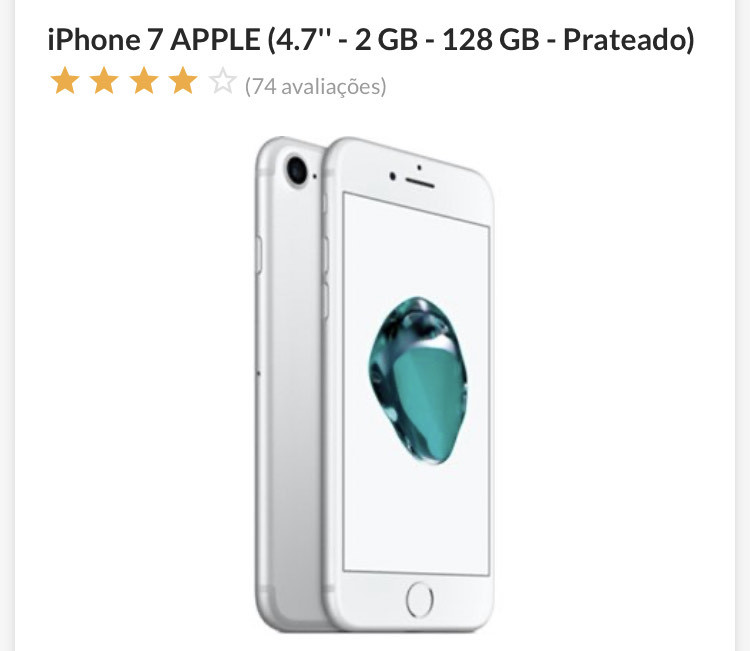 Producto iPhone 7 128gb