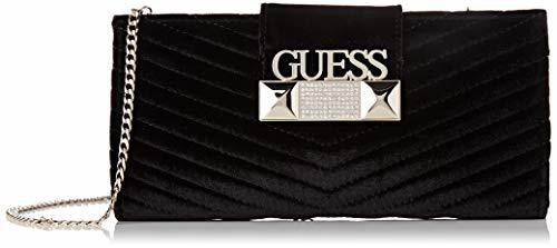 Fashion Guess - Jazzie, Bolso de mano Mujer, Negro