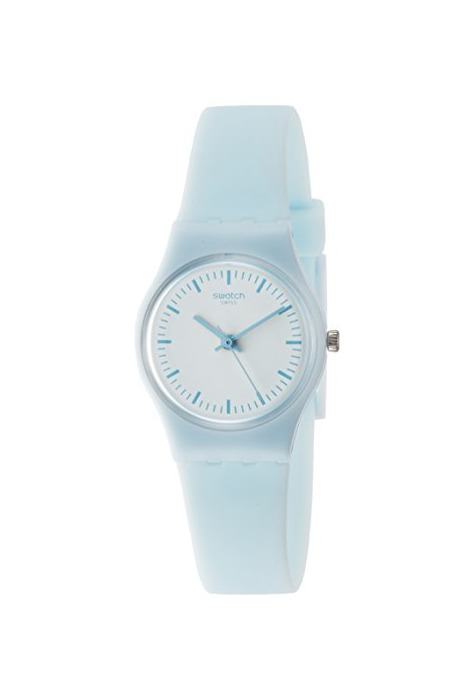 Moda Swatch Reloj Digital de Cuarzo para Mujer con Correa de Silicona