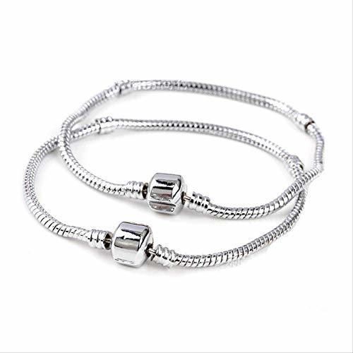 NJSDDB DIY Pulseira Beads Charms Fits Pan Bracelet for Women 18CM-22CM 1PCs