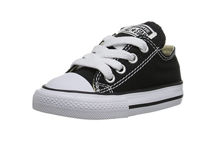 Fitness Converse Chuck Taylor Yths C/T Allstar Ox Zapatillas, Unisex niño, Negro