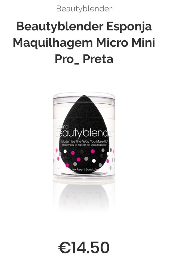 Fashion Beautyblender Esponja Maquilhagem Micro Mini 