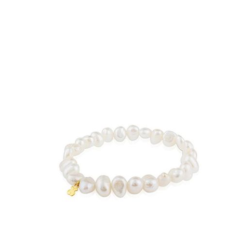 Pulsera TOUS Sweet Dolls en oro amarillo de 18kt y perlas barrocas