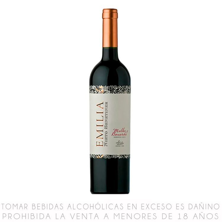 Fashion Vino Tinto Emilia Nieto Senetiner Malbec-Bonarda Botella 750 ml ...