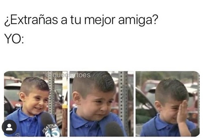 Social Like si extrañas a tu mejor amiga/o 😿