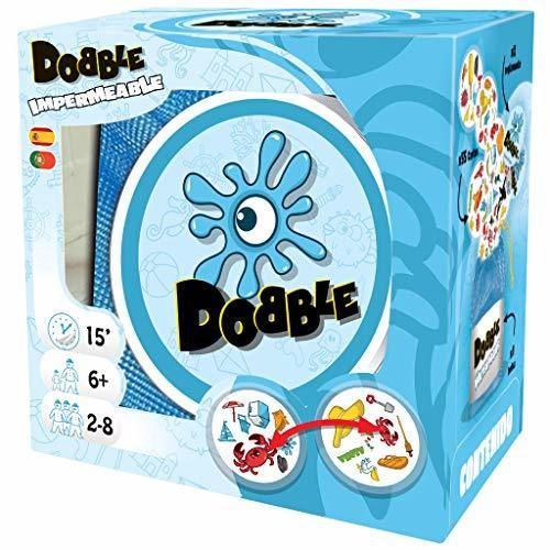 Asmodee - Dobble Waterproof, Juego de cartas impermeable