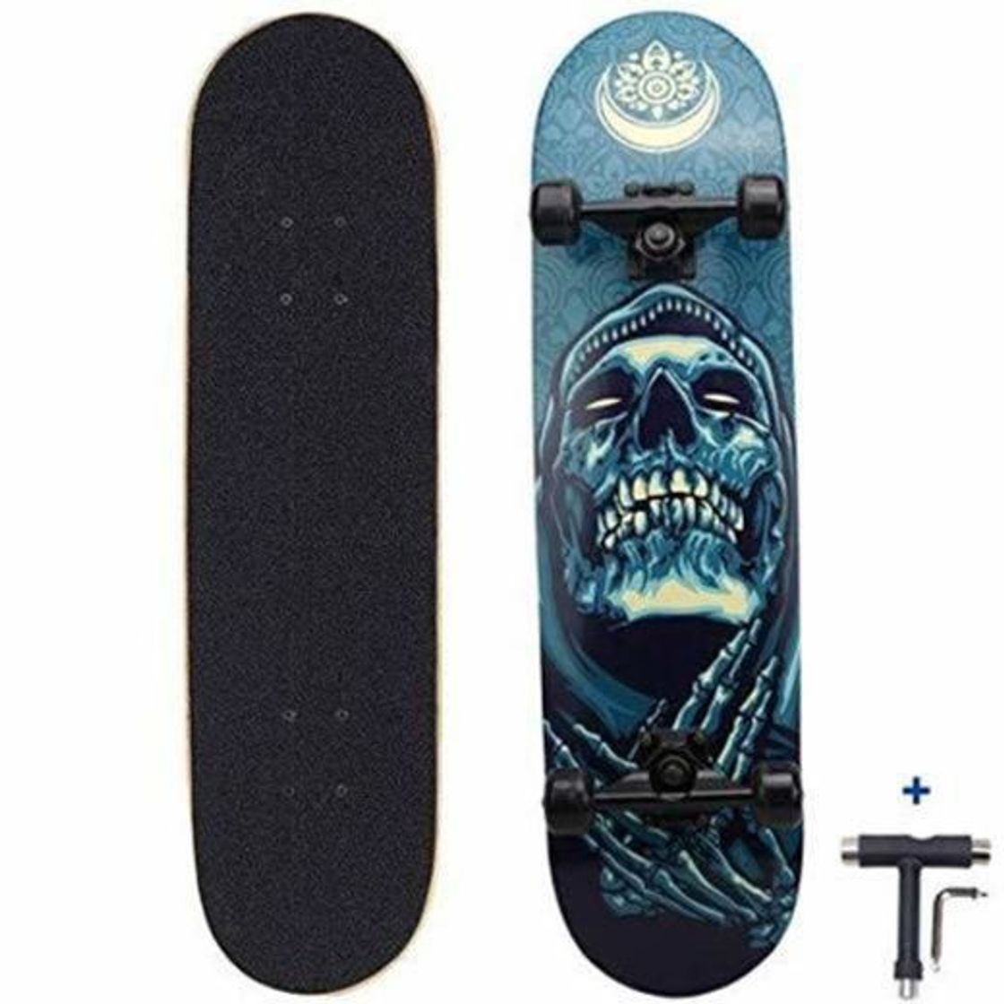 Product Eseewin Skateboard 9 Capas Decks 31"x8 Pro Skate Board Completo Maple Wood