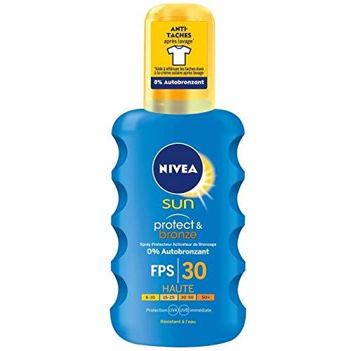 Social NIVEA SUN Spray Protecteur activateur de bronzage Protect & Bronze FPS 30