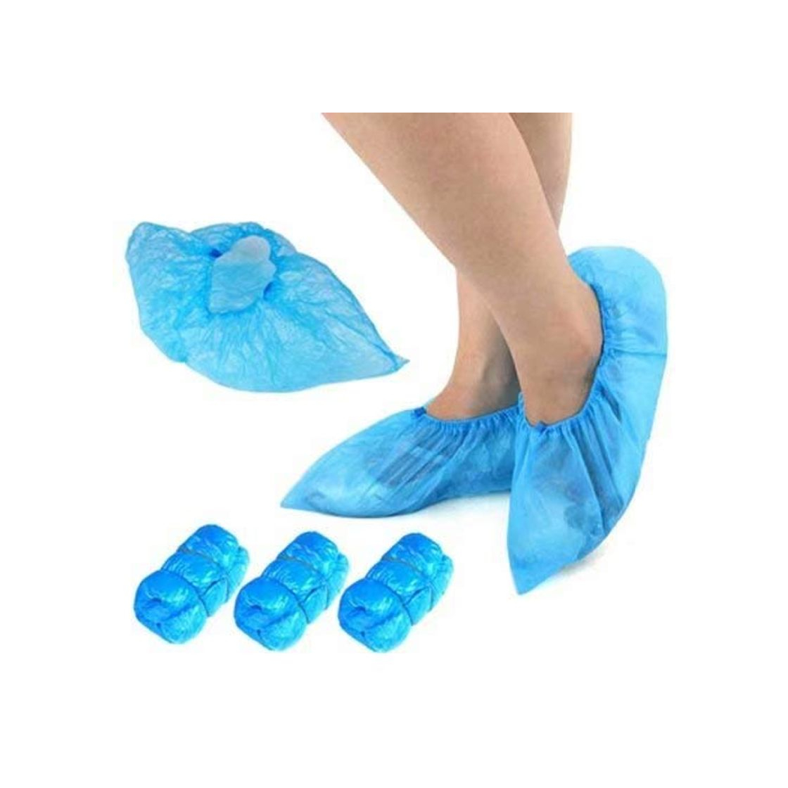 Producto 300pcs Cubiertas para Zapato de Impermeable y Desechable Cubre Protectores de Zapatos