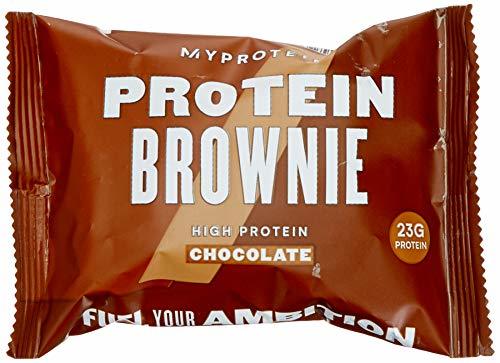 Belleza Myprotein Brownie de proteínas, chispas de chocolate, proteínas 23 g,