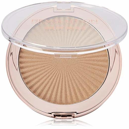 Makeup Revolution Skin Kiss Highlighter Golden Kiss Rozświetlacz do twarzy